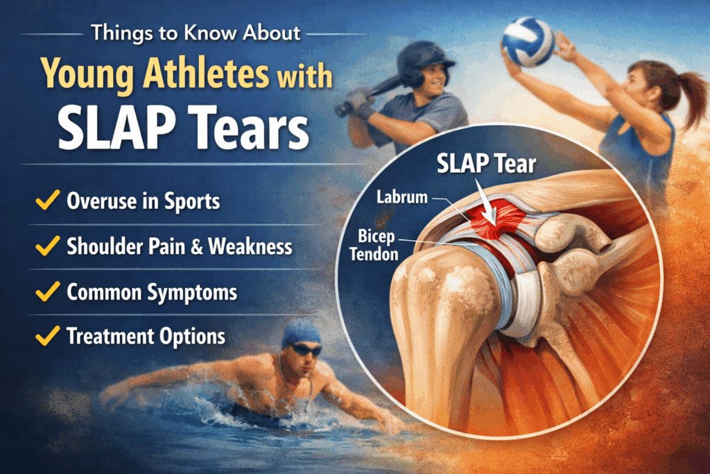 SLAP tear in young athletes
